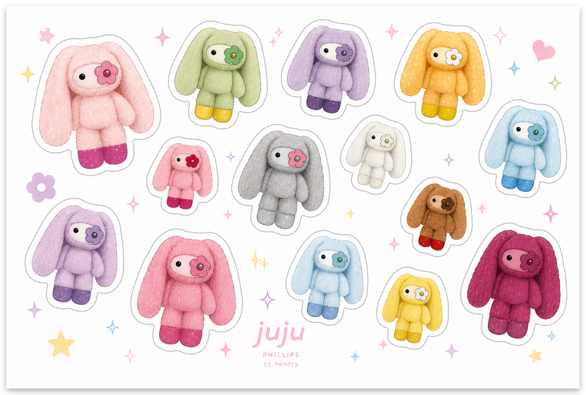 "Fuju" Sticker Sheet