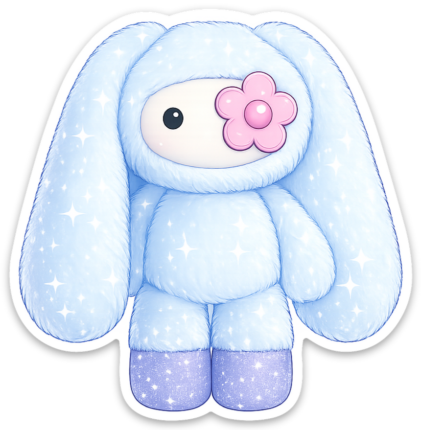 Blue "Fuju" Sticker