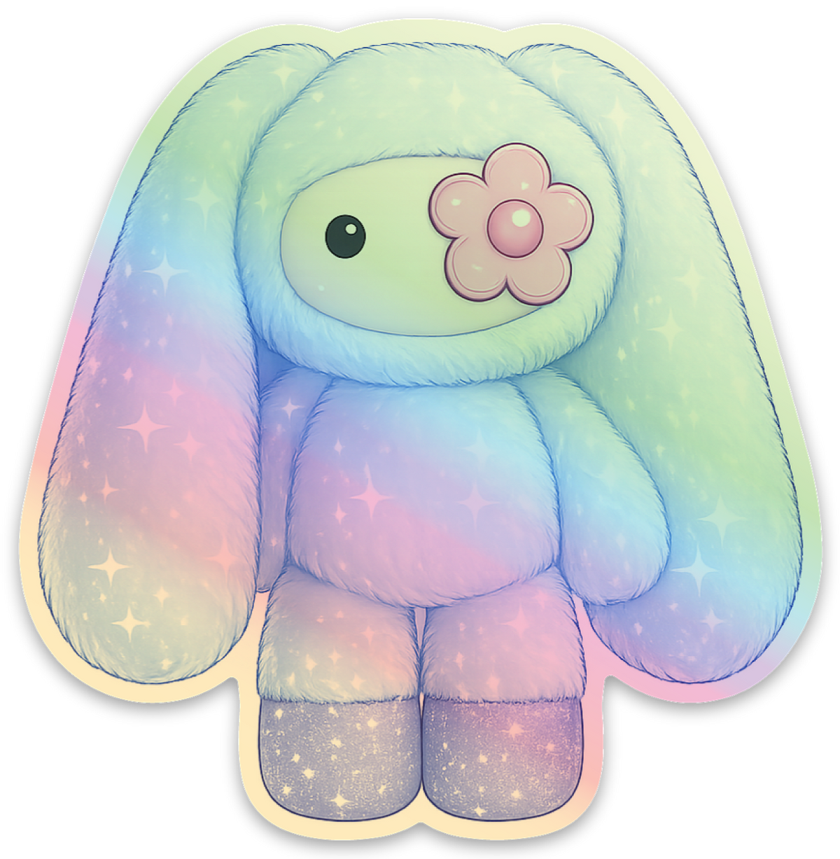 Holographic "Fuju" Sticker