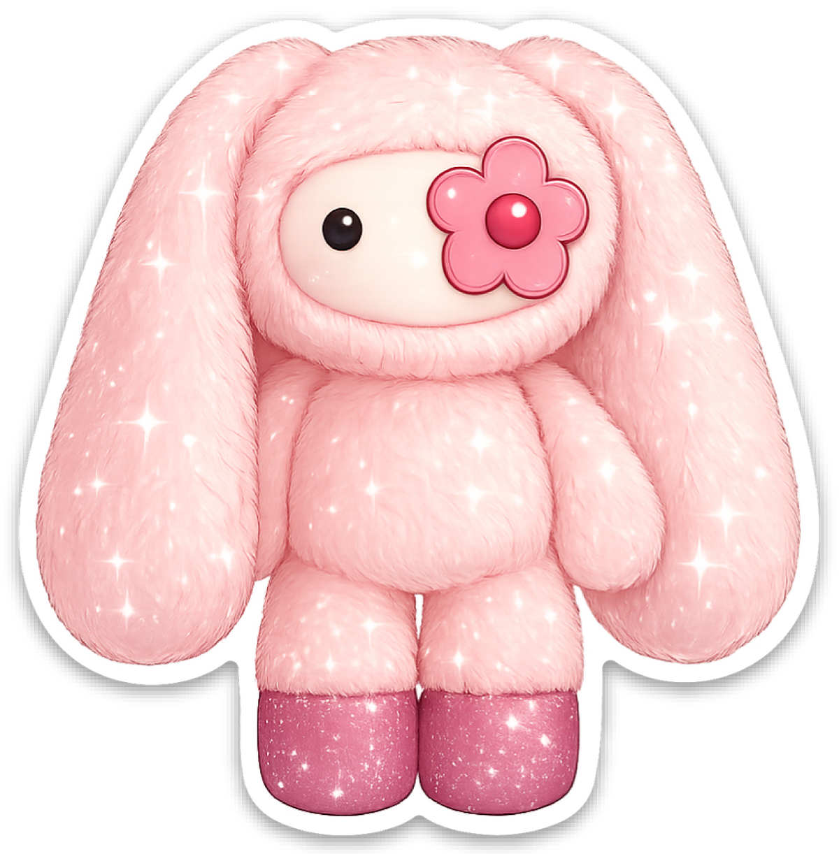 Pink "Fuju" Sticker
