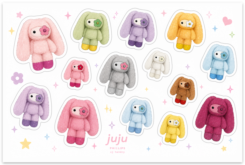 "Fuju" Sticker Sheet